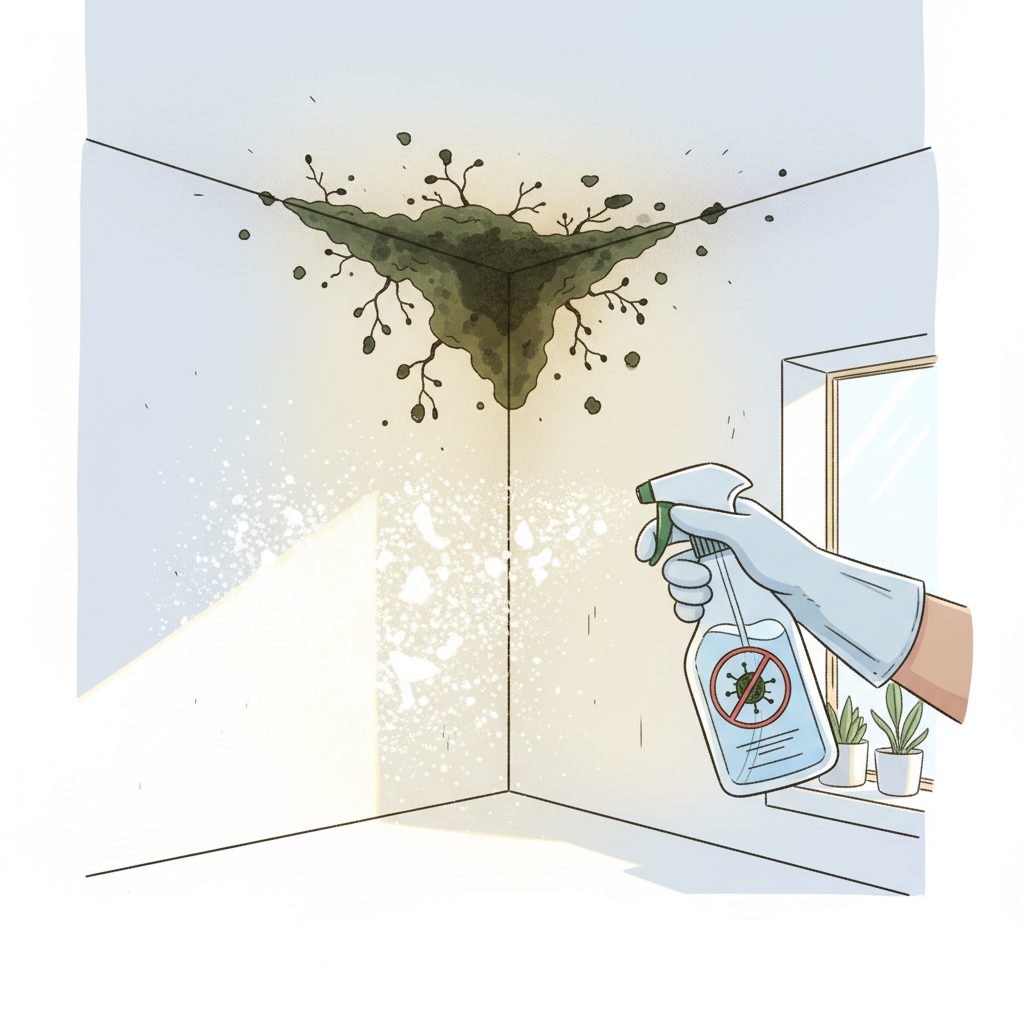 Kako se rešiti buđi u ćoškovima: Trajno rešenje