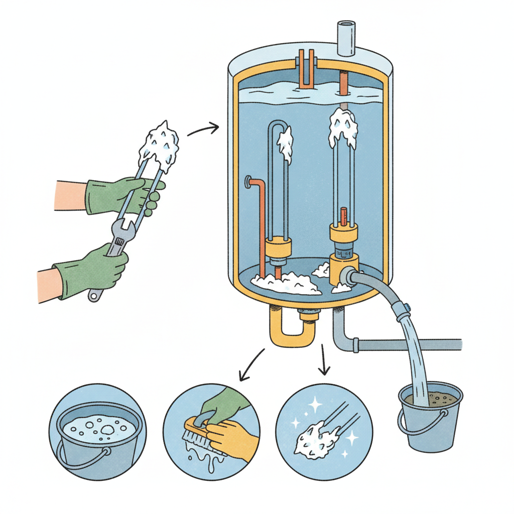 Čišćenje kamenca u bojleru: Detaljan vodič korak po korak